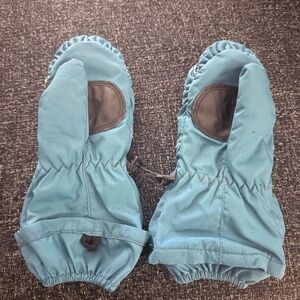 Dakine Kids Mittens - Blue and Gray